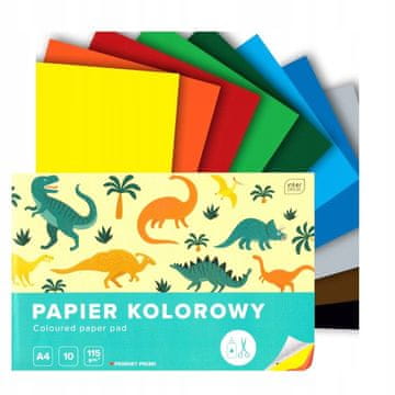 Interdruk A4 papir u boji 10 listova 115 g/m²