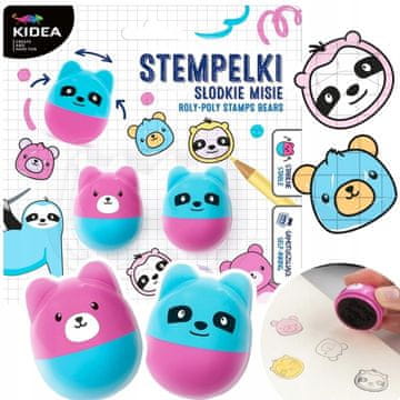 Derform WANKA WSTAŃKA PANDA I MEDVJED markice KIDEA markice