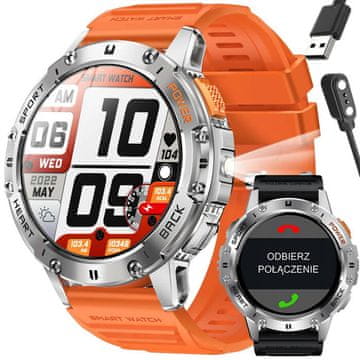 Gravity GT22-4 MUŠKI PAMETNI SAT - AMOLED, DODATNI REMEN (sg030d)