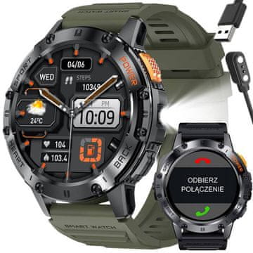 Gravity GT22-5 MUŠKI PAMETNI SAT - AMOLED, DODATNI REMEN (sg030e)