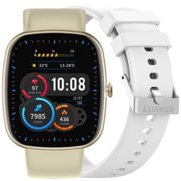 Gravity PAMETNI SAT UNISEX GT18-8 - BLUETOOTH POZIVI, DODATNI REMEN (sg036h)