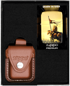 ZIPPO upaljač MEDIEVAL DESIGN poklon set br. 2