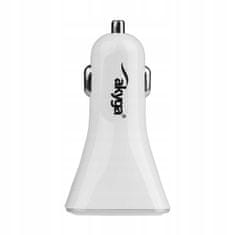 Akyga AK-CH-09 auto punjač 12V 4xUSB 6800mA bijeli