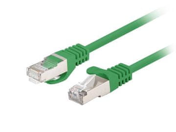 Lanberg Patchcord FTP kat. 6 0,25 m zeleni, 10 komada