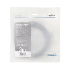 LogiLink DisplayPort 1.4 CDA0106 M/M kabel 3 m