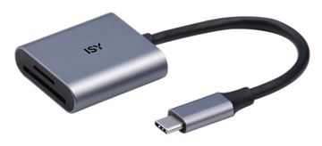 Daisy ICR-5000 2-u-1 USB-C čitač kartica srebrne boje