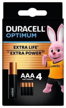 Duracell Optimum AAA baterije 4 kom.