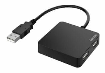Hama USB hub 4xUSB-A 2.0 200121