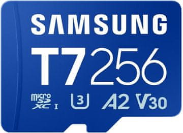 Samsung T7 microSDXC UHS-I 256GB plava memorijska kartica