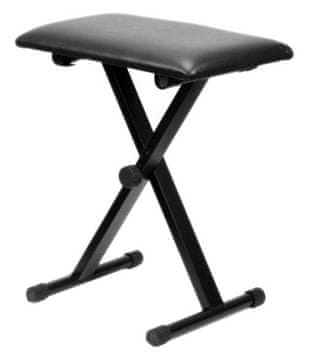 MM-K25 Leggiero crna klavirska klupa
