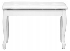 MM-K15-W Virtuoso bijela klupa za klavir