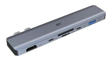 Daisy IAD-1021-1 5u1 replikator portova 2x USB-C - USB-A/2x USB-C/HDMI/čitač SD kartica, MicroSD