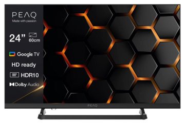 Telewizor LED PTV 24GH-5025C 24 HD Google TV 12V auto punjač Czarny