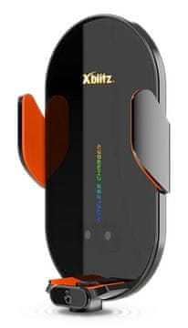 XBlitz FX3 Ekskluzivni crni držač za automobil s bežičnim i žičnim punjenjem