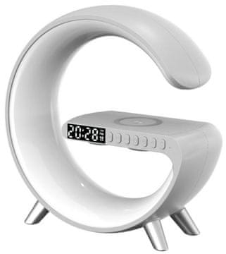 Majestic ML-SL-01 Višenamjenska lampa s budilicom i Bluetooth zvučnikom bijela