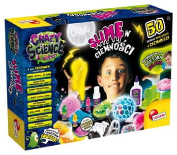 Kreativna igračka Crazy Science. Sluz u tami