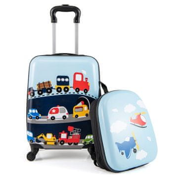 Northix Dječji set prtljage s kotačima - kofer 43 cm i ruksak 33 cm