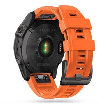 Northix Tech-Protect Iconband horlogebandje voor Garmin Fenix 5/6/6 Pro/7 - Oranje
