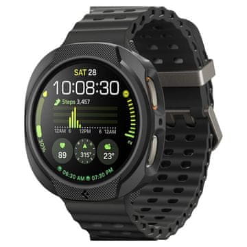Northix Spigen Liquid Air hoesje voor Samsung Galaxy Watch 8 40mm - Matzwart