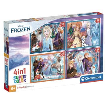 Northix Zaleđeni set slagalica, 12-24 dijela, zabava za djecu