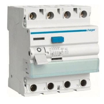 Hager CDC440J 40A 30mA AC 4P diferencijalni prekidač