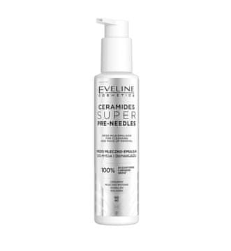 Eveline Cosmetics Eveline Ceramides Super Pre-needles mlijeko za čišćenje i emulzija za skidanje šminke