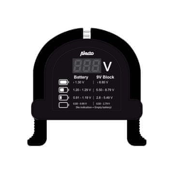 Alecto Univerzalni tester baterija za AA, AAA, C, D, 9V, gumbaste baterije