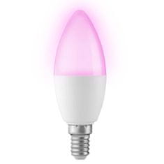 Alecto Pametna Wi-Fi LED svjetiljka, RGB, prigušljiva, E14 grlo
