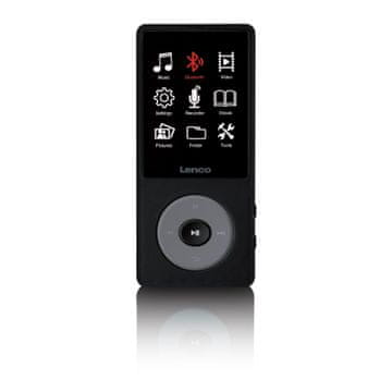 LENCO MP3/MP4 player s Bluetoothom, 8 GB memorije, crni