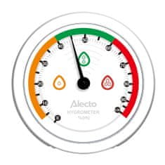 Alecto Analogni higrometar, bijeli - bez baterija, za montažu na zid