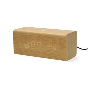 Nedis Digitalni radio budilnik s LED zaslonom i USB-C