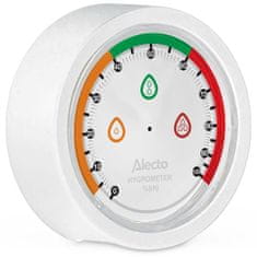 Alecto Analogni higrometar, bijeli - bez baterija, za montažu na zid