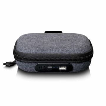 LENCO Futrola za MP3 player s ugrađenom powerbankom, siva