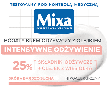 Mixa Intensive Nourishment Rich hranjiva krema s uljem - za vrlo suhu kožu 50 ml