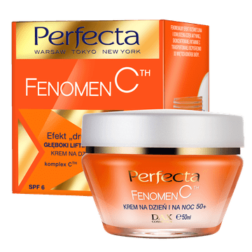 Perfecta Fenomen C Dubinski lifting i hidratantna dnevna/noćna krema 50+ s vitaminom C 50 ml