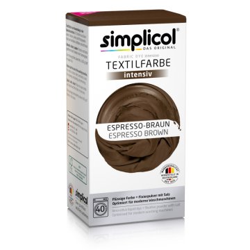 Simplicol Boja za tkaninu - ESPRESSO SMEĐA (400 g + 150 ml)