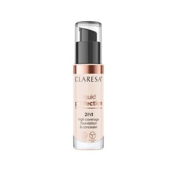 Claresa Liquid Perfection 2u1 korektor i prekrivni puder 101 Light 34g