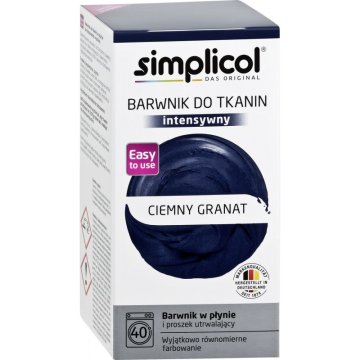 Simplicol Boja za tkaninu - TAMNO PLAVA (400 g + 150 ml)