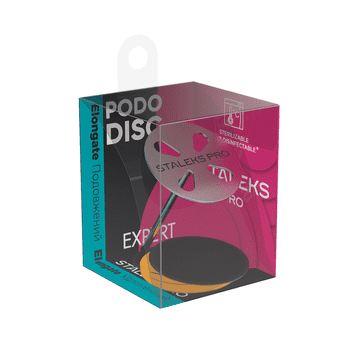 STALEKS Pro Pododisc Expert Produženi pododisk za pedikuru + nastavci L/#180/25mm (5 komada) PDLset-25