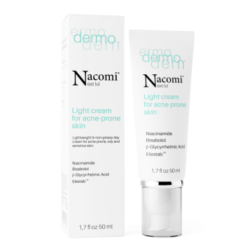Nacomi Next Lvl Dermo Light krema lagana krema za kožu sklonu aknama 50 ml