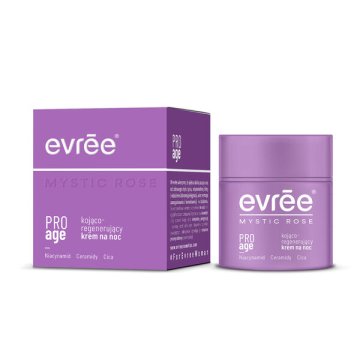 Evree Mystic Rose Pro Age umirujuća i regenerirajuća noćna krema za lice 50 ml