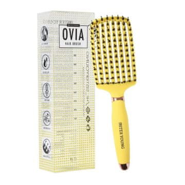 Ist Ovia četka za kosu LMN1041 s čekinjama vepra - žuta