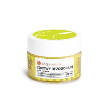 Option Natura Healthy antibakterijski kremasti dezodorans sa sodom - lanom i pačulijem 50ml