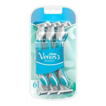 Gillette Venus 3 Sensitive britvice, pakiranje od 6 komada