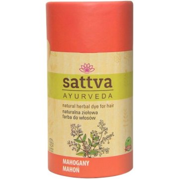 Sattva Ayurveda Prirodna biljna boja za kosu s kanom - mahagoni 150 g
