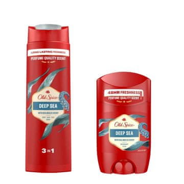Old Spice muški set Deep Sea gel za tuširanje za muškarce 400ml + dezodorans u stiku 50ml