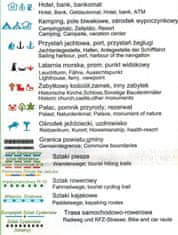 Accent Bikes Darłowo 1:10 000. Turistička karta / Plan grada.