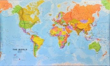 Maps International Svijet 1:20.000.000. Politička zidna karta. MI.