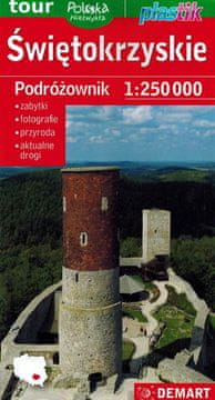 Świętokrzysko vojvodstvo. Laminirana cestovna i turistička karta.