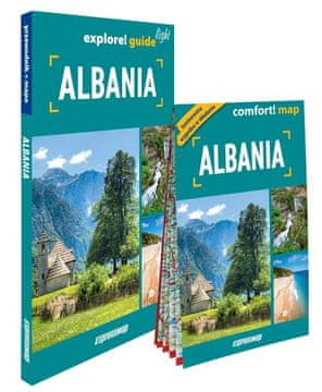 Albanija. Svjetlovod + laminirana karta. Izdanje 2025.